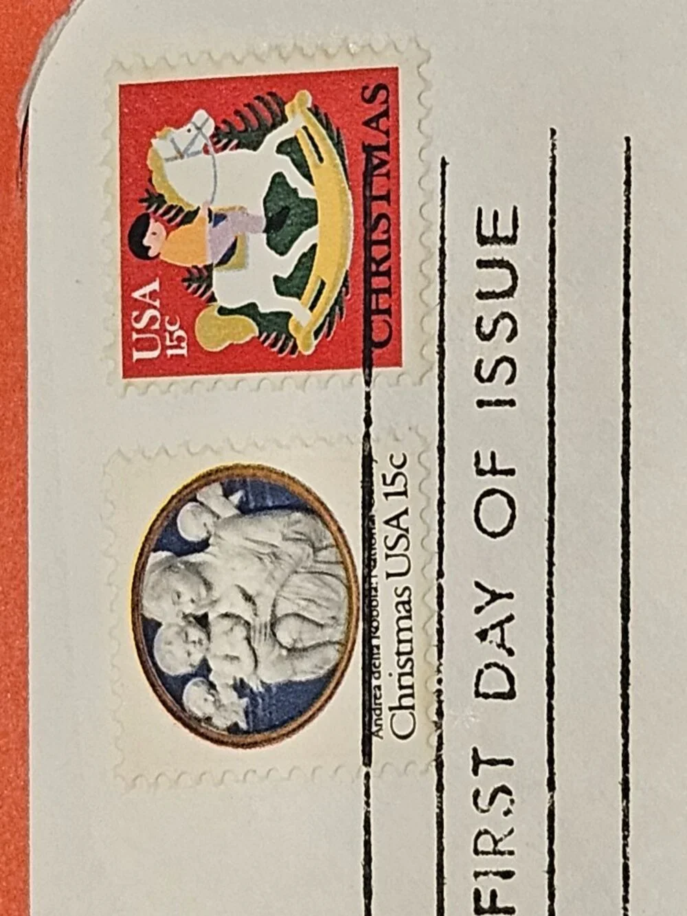 RARE COLLECTIBLE USPS 1ST DAY ISSUE COVER CHRISTMAS 1978 SEASONS GREETINGS STAMP